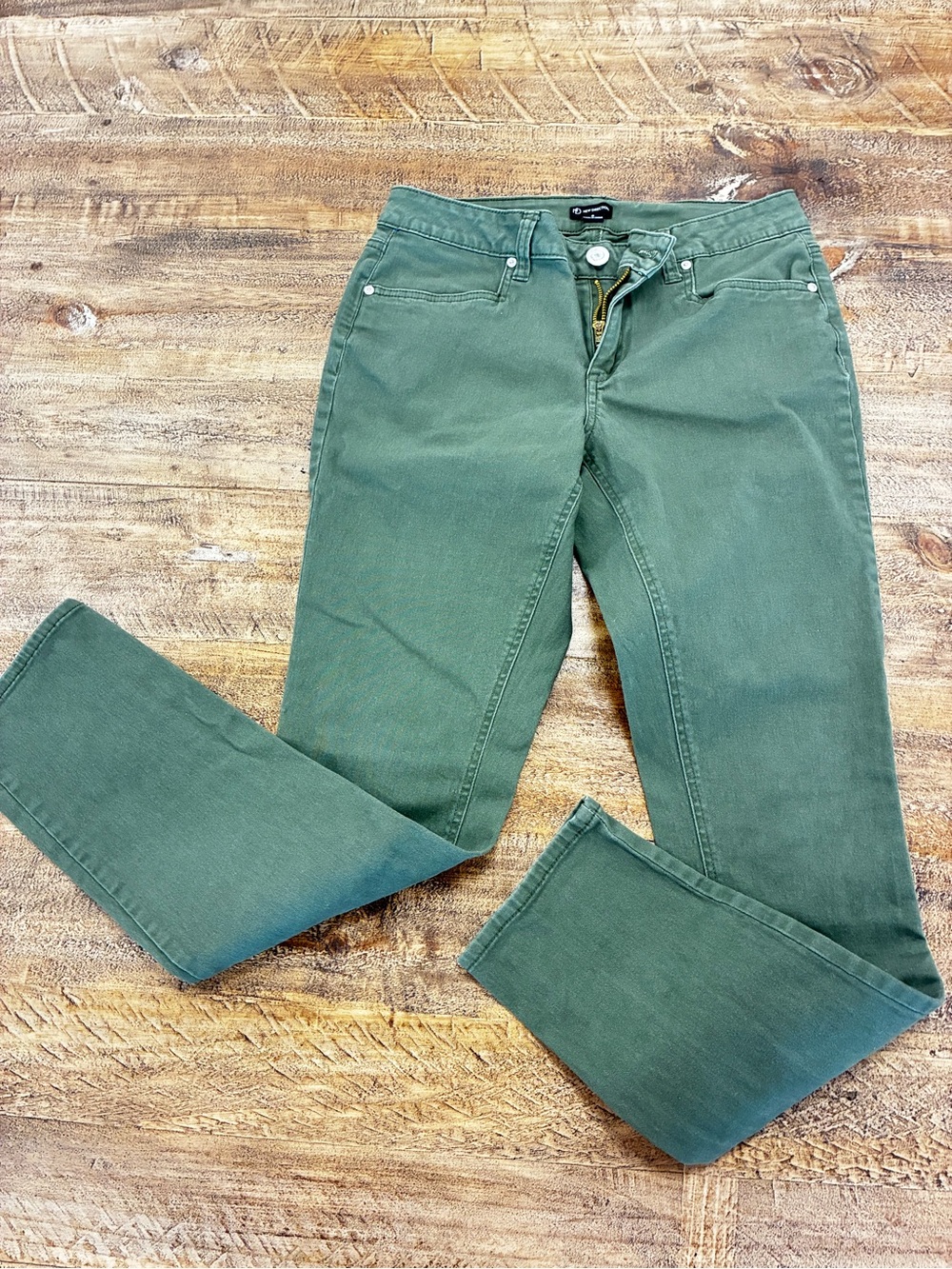 new directions Olive Skinny Jeans
